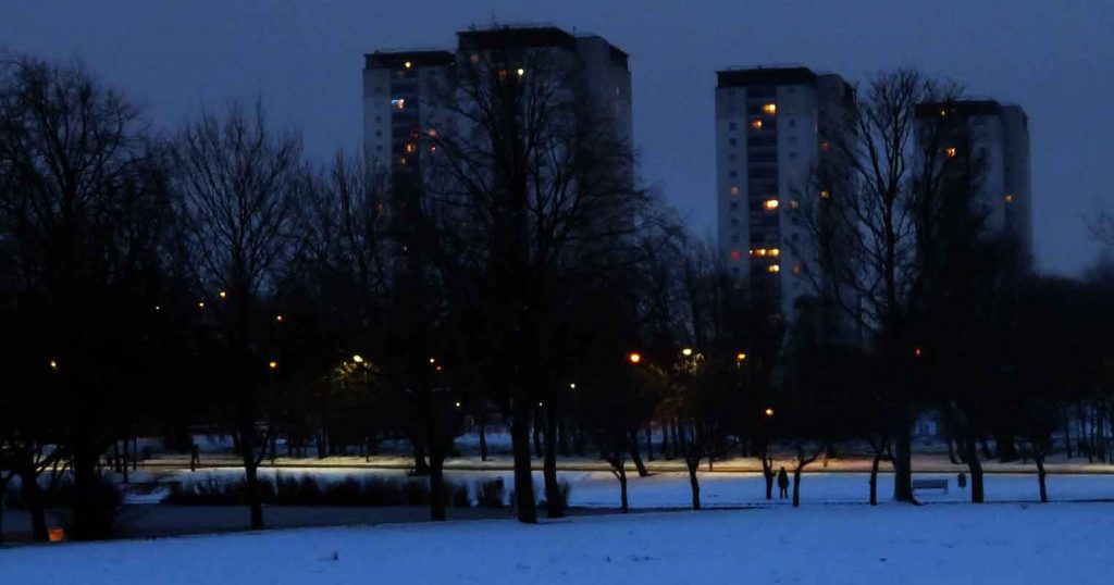 In The Park. A Glasgow Winter