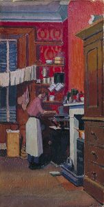 the gas cooker