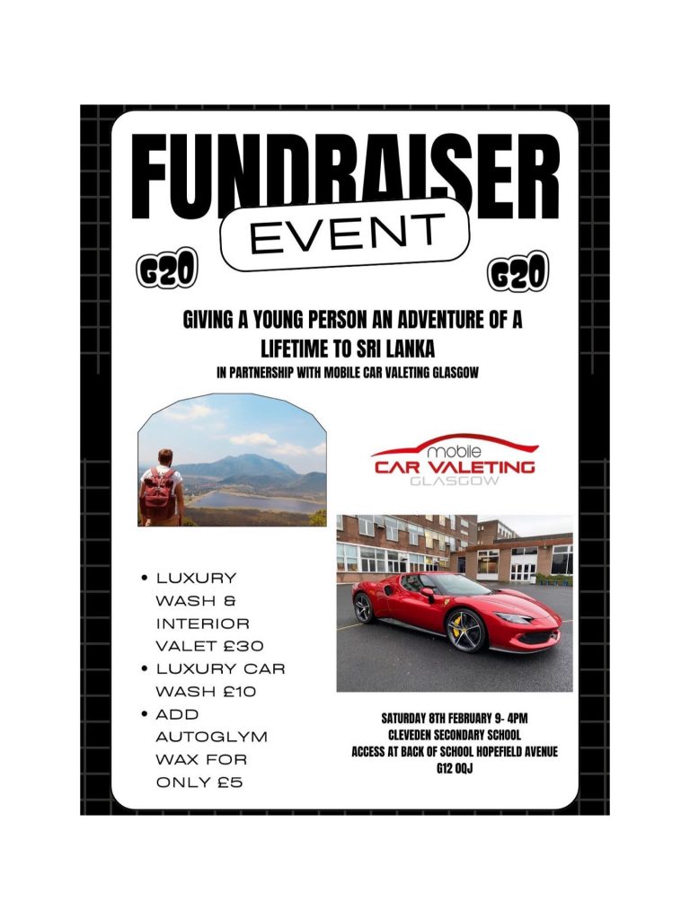 Luxury car wash fundraiser G20