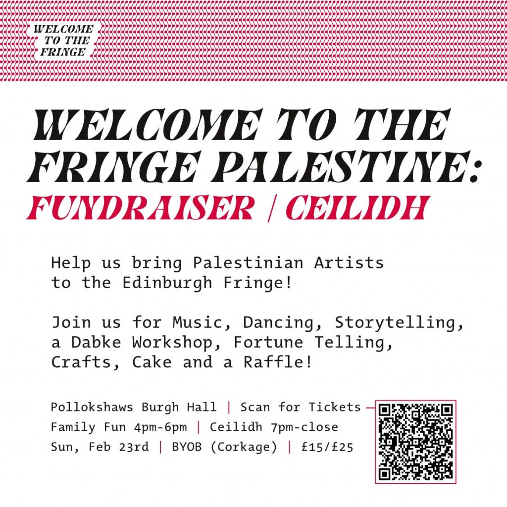 fringe palestine ceilidh