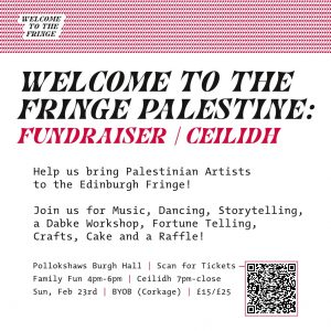 fringe palestine ceilidh