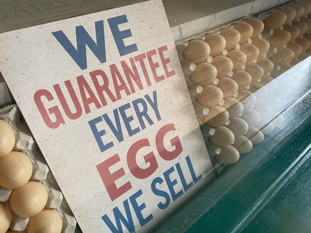 we guarantee every egg
