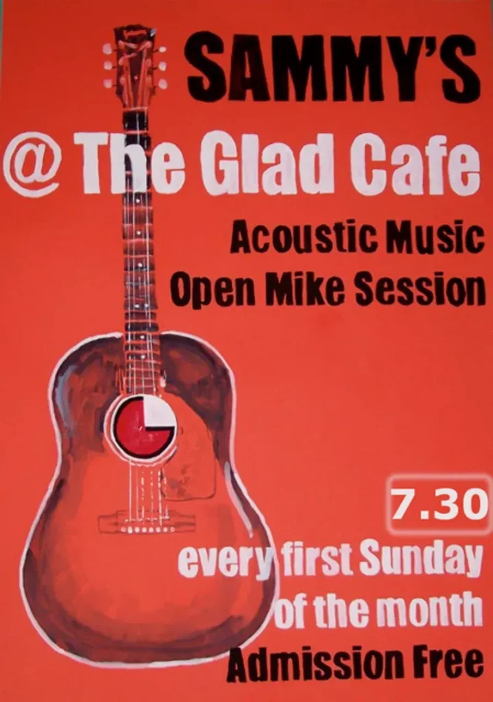 sammys open mic glad cafe