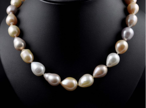 multi coloured fresh water pearls