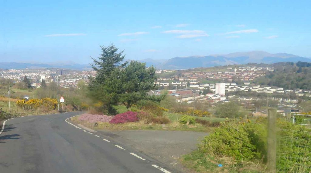 Greenock from the Loch Thom Road