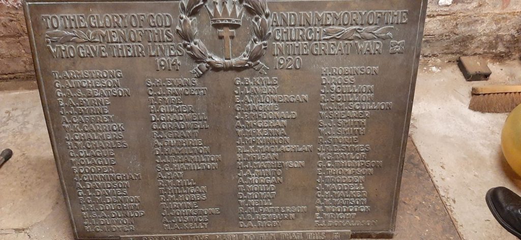 ww1 maryhill plaque