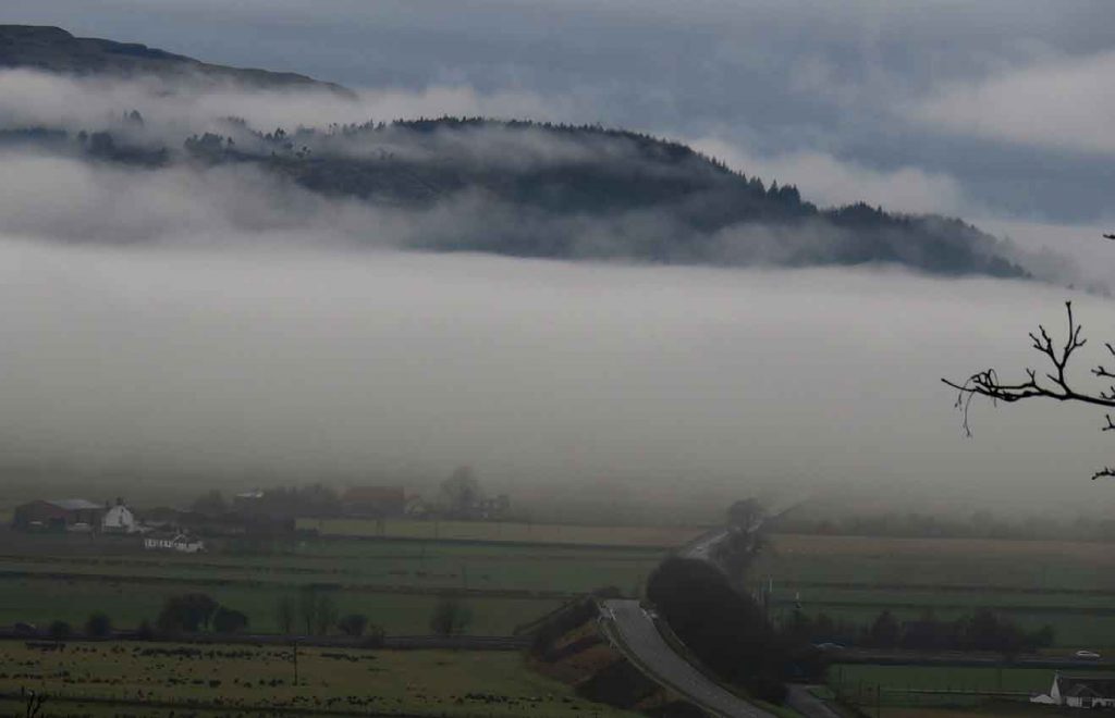 Mists drifting around Stirling