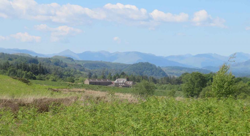 Looking Towards Loch Lomond and the Luss Hills.
