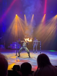 Fire eater circus vegas