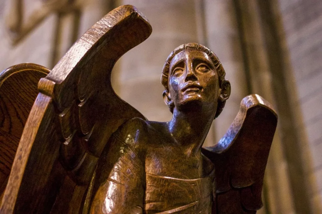 Angel Stgatue Universsity Chapel