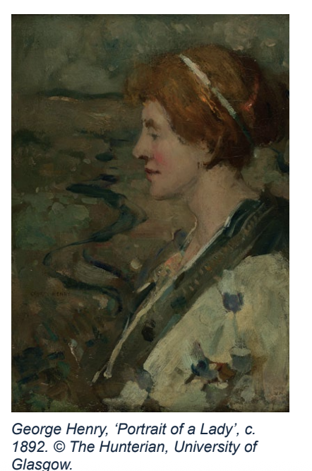 George Henry portrait of a lady