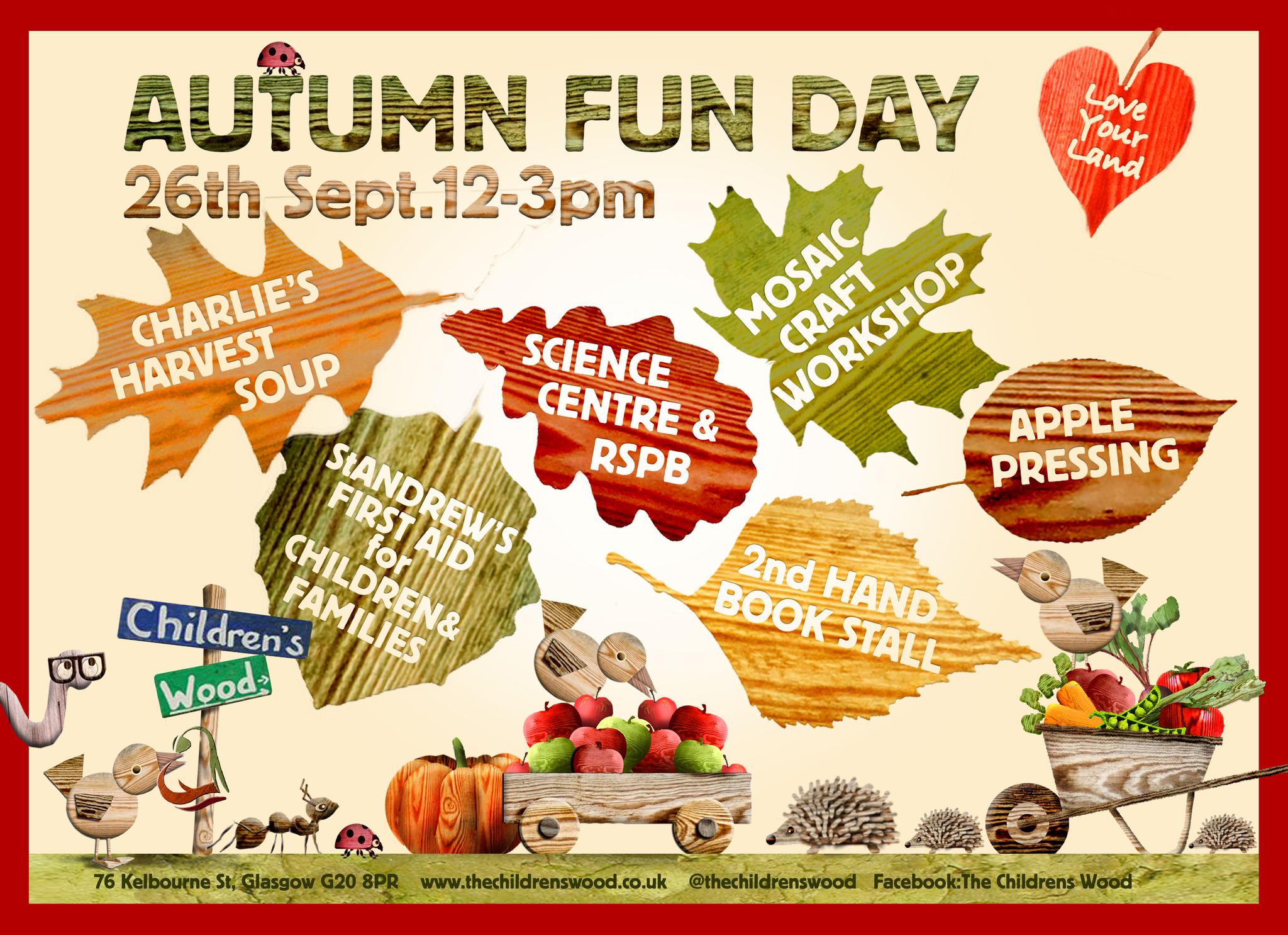 Autumn Fun Day - The Children's Wood - Glasgow West End