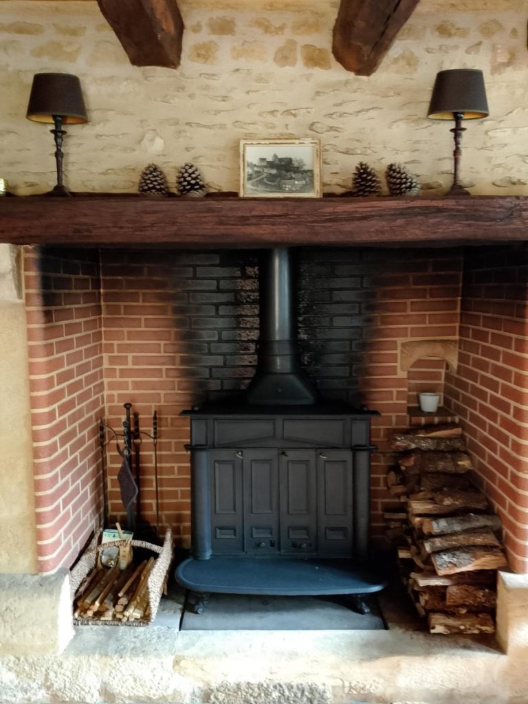 end of the season fireplace
