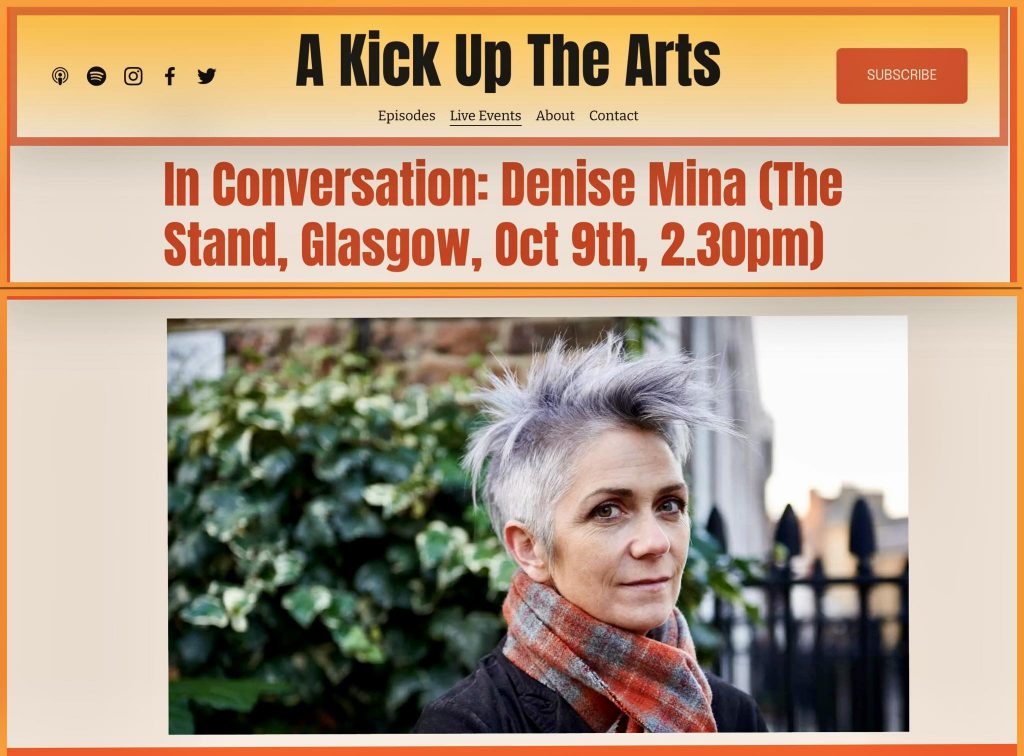 in conversation with denise mina
