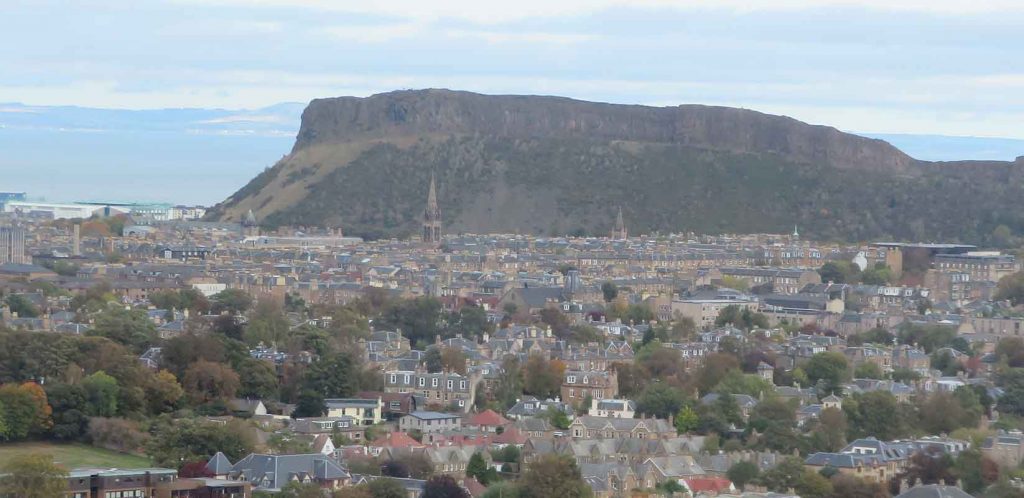 Salisbury Crags From Blackford Hill Edinburgh