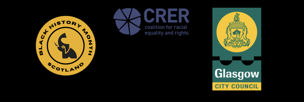 logos crer black history month glasgowcc