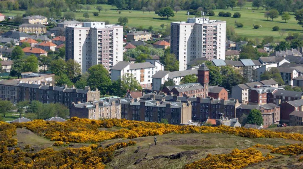 Holyrood Park Viewpoint.Edinburgh