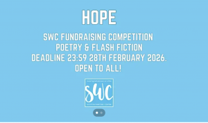 Hope fundraiser poetry flash fiction comp SWC