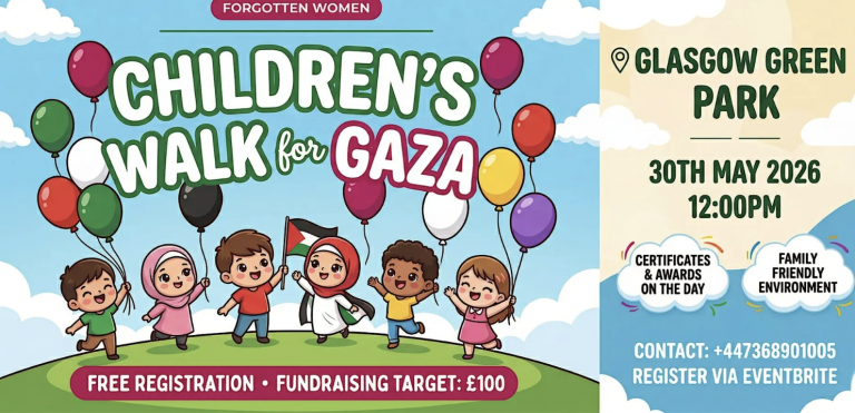 Childrens walk for Gaza