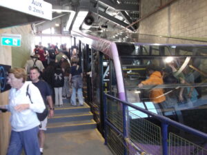 Passengers disembarking