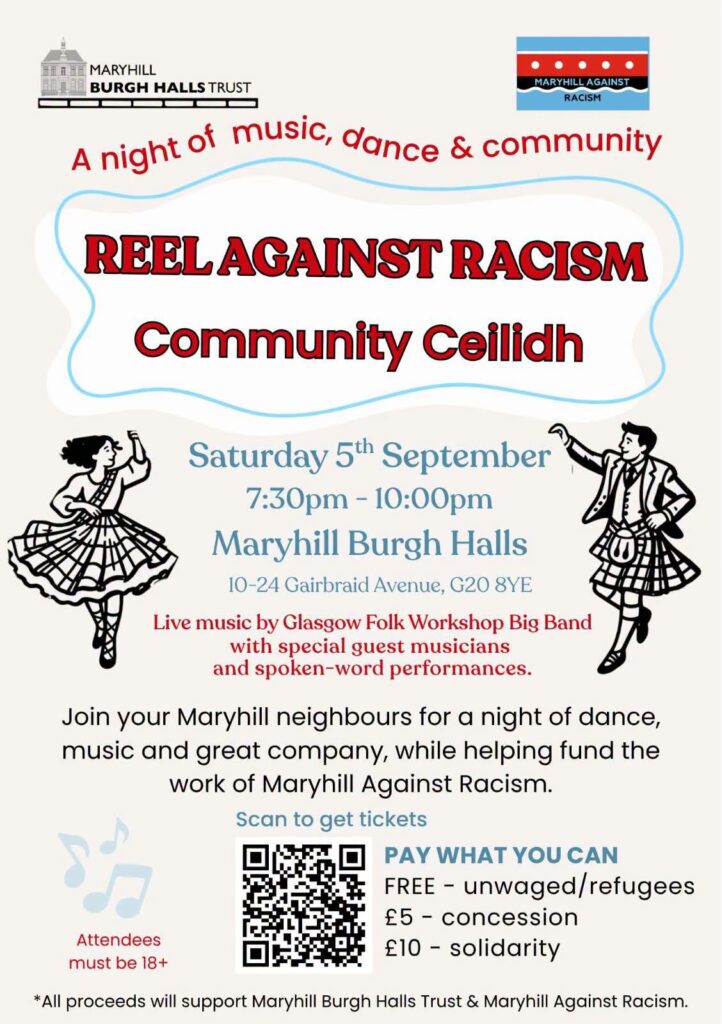 maryhill against raxciscm community ceilidh
