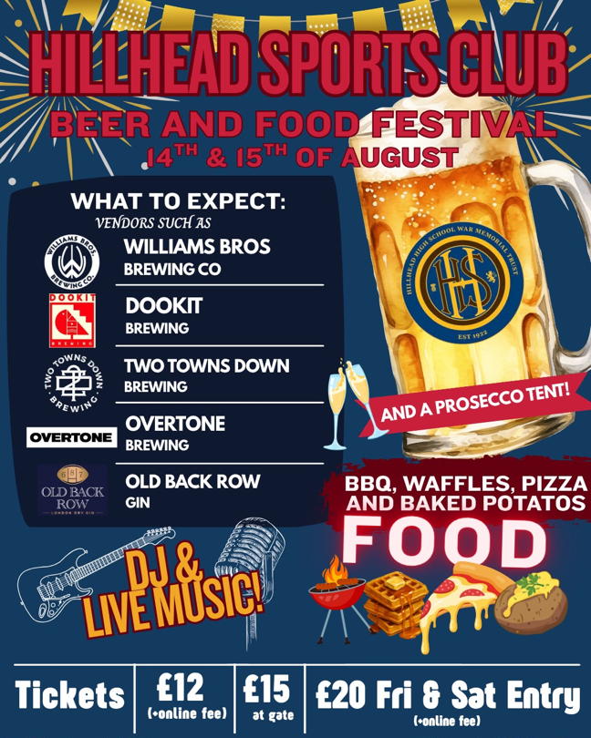 poster hillhead beer and food festival