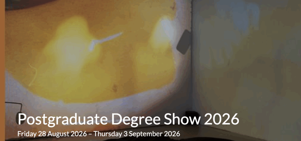 postgraduate degree show glasgow school of art 2026