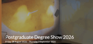 postgraduate degree show glasgow school of art 2026