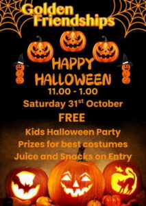 Golden Friendships Halloween Party